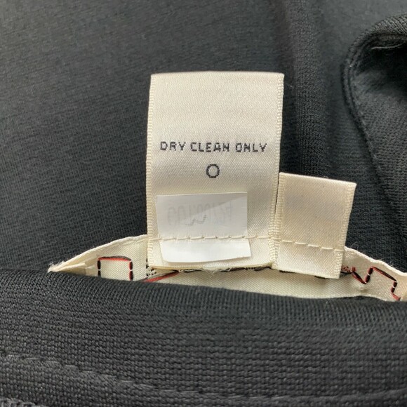 Studio M Women's Dress Size Small Black Pleated Short Sleeve Round Neckline - Picture 10 of 10